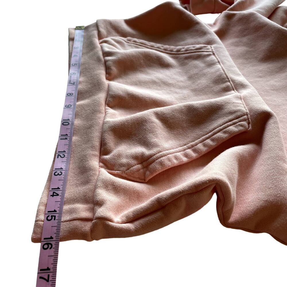 Women's‎ Adidas Originals Peach Pink Orange Funny Dino Casual Hoodie Sweater XS - Picture 13 of 16